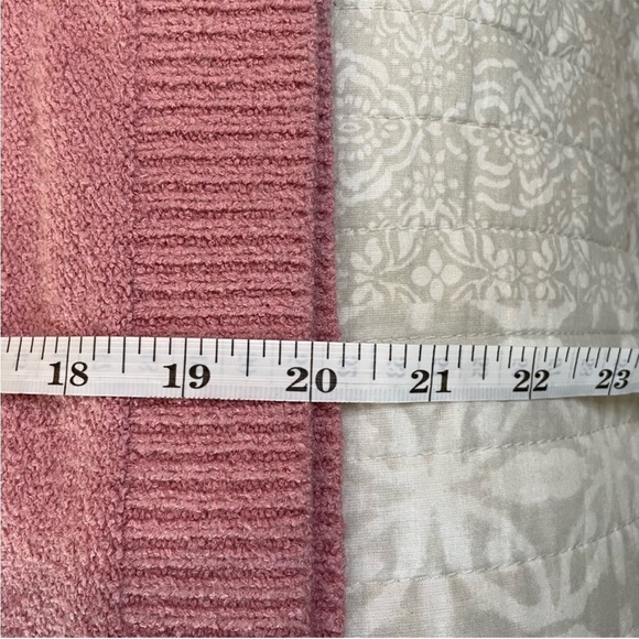Free People Take Me Places Pink Oversized V-Neck Sweater Extra Small - Picture 15 of 15